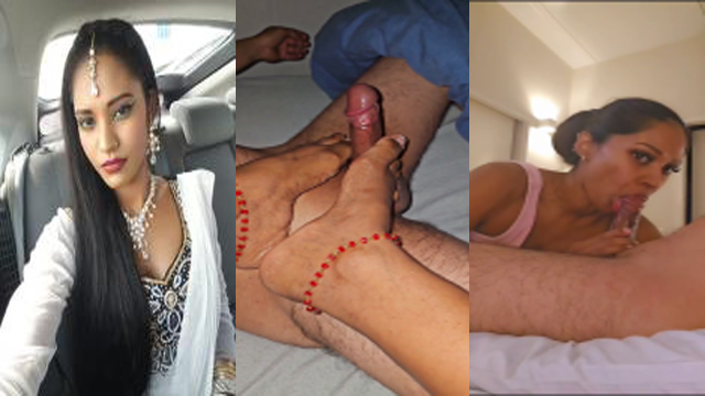 Dusky Horny Busty Wife Long Hair Loves – Facial, Sucking Little Dick