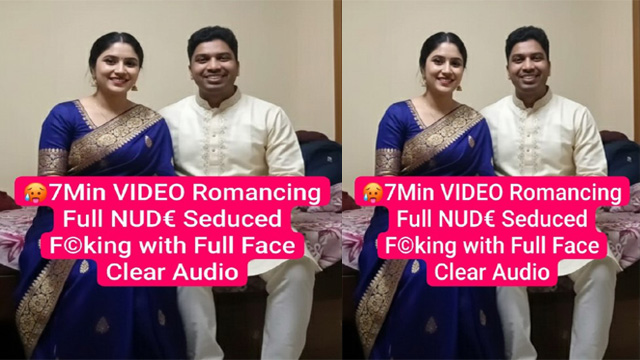 Horny Desi Couples Latest Most Exclusive – Viral Romancing Full Nude – Seduced & Fucking with Full Face Video